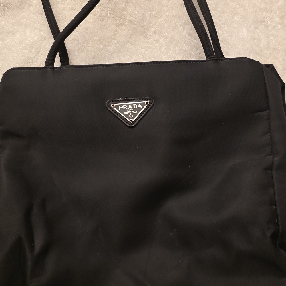 Prada Black Nylon Shoulder Bag